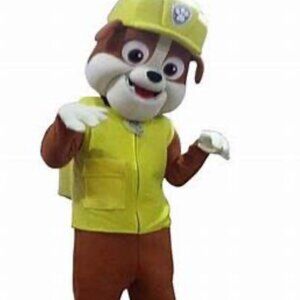 High Quality Mascot Costume Paw Patrol Rubble